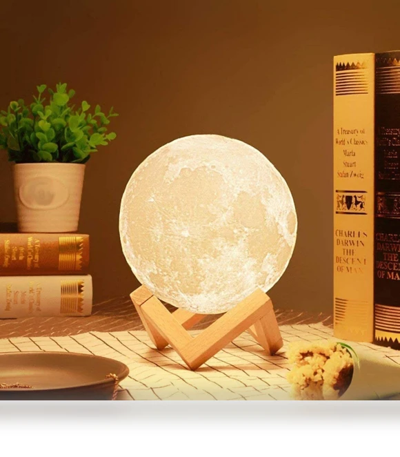 3D Moon Lamp — Lamps & Shades, Navya Krafts