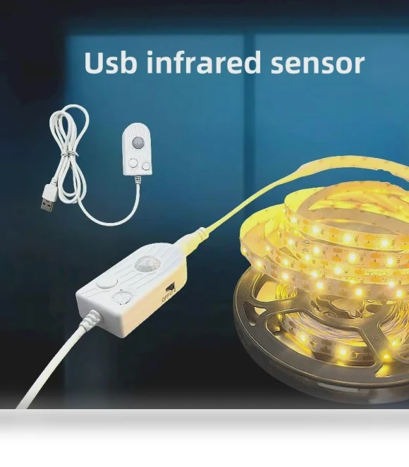 Epoxy Bare Board Light Strip with Human Infrared Sensor — LED Strips, Got Now