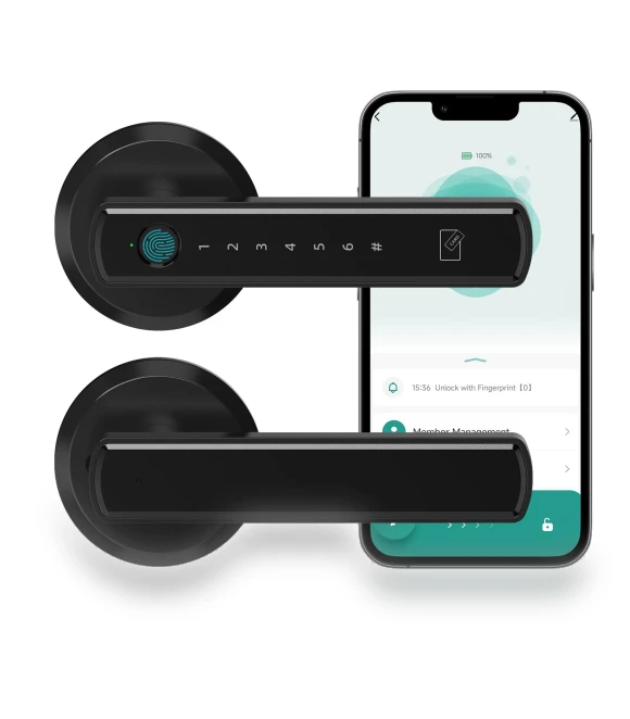 Smart Lock with Fingerprint and App Control — Smart Home Security, Viladepot