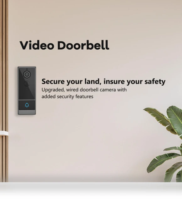 Smart Video Doorbell Camera — Smart Home Security, Quality Life