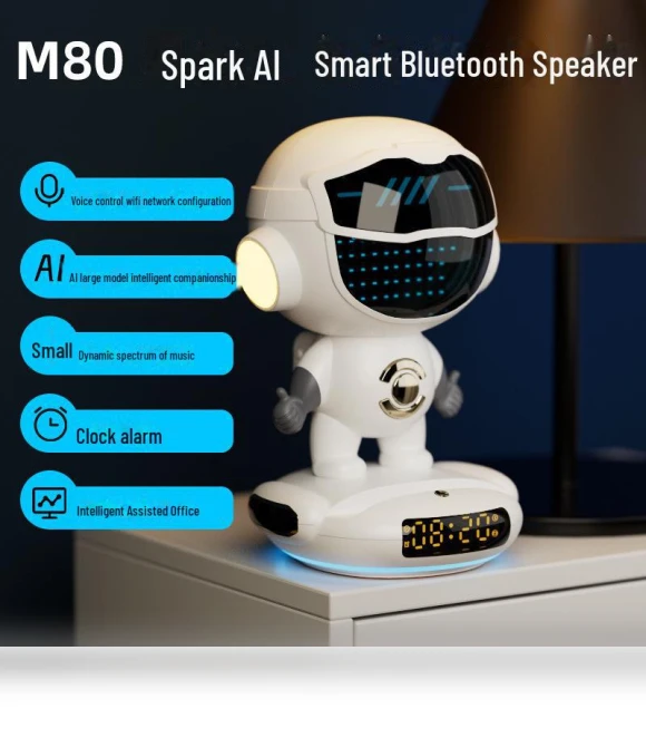 Spark AI Smart Speaker and Alarm Clock — Portable Audio, ElectroCN