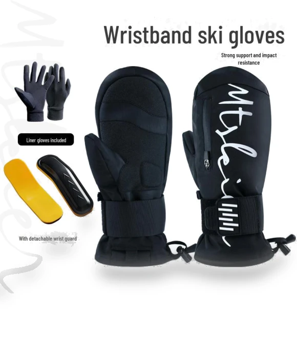 Waterproof Snowboard and Ski Gloves with Touchscreen and Wrist Support — Gloves & Mittens, VividTrove
