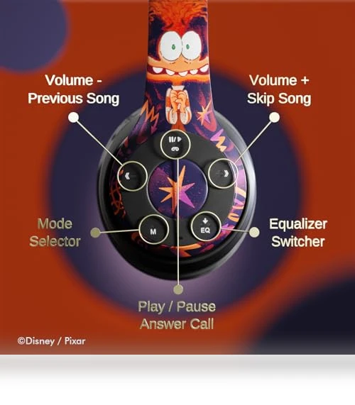 Bluetooth Headphones Over The Ear — Over-Ear Headphones, Disney/Pixar