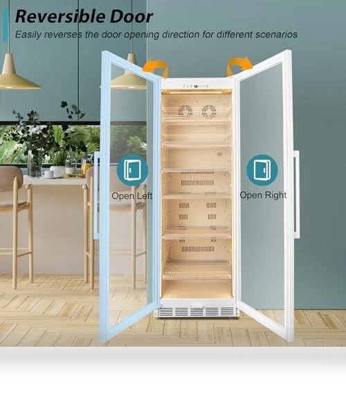 Commercial Refrigerator with Glass Door Display — Drink Coolers, Tylza