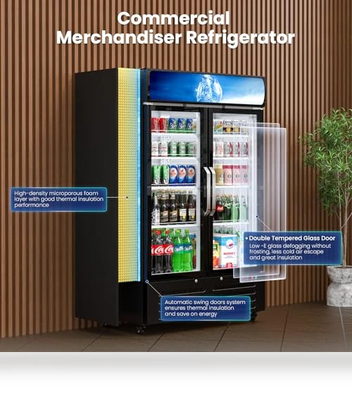 Commercial Refrigerator with Glass Door — Mini Fridges, Mojgar