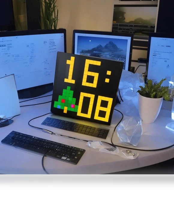 Large Digital Wall Clock — Clocks, Daily necessities-V