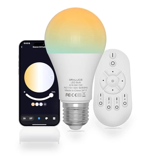 LED Remote Control Light Bulbs — LED, ORALUCE