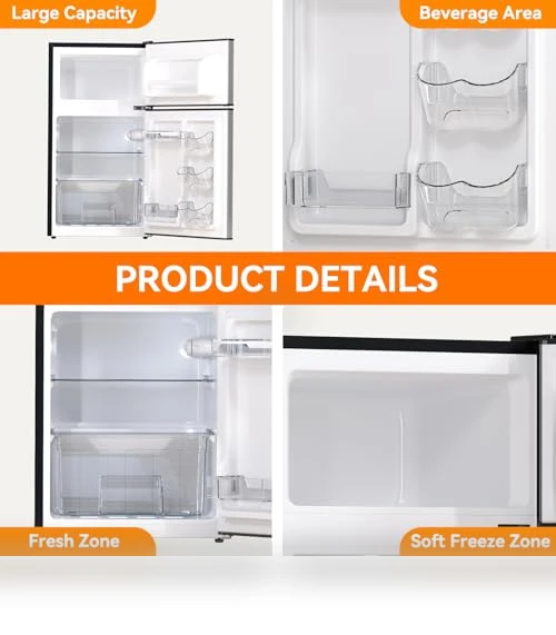 Mini Fridge with Freezer — Mini Fridges, Frestec