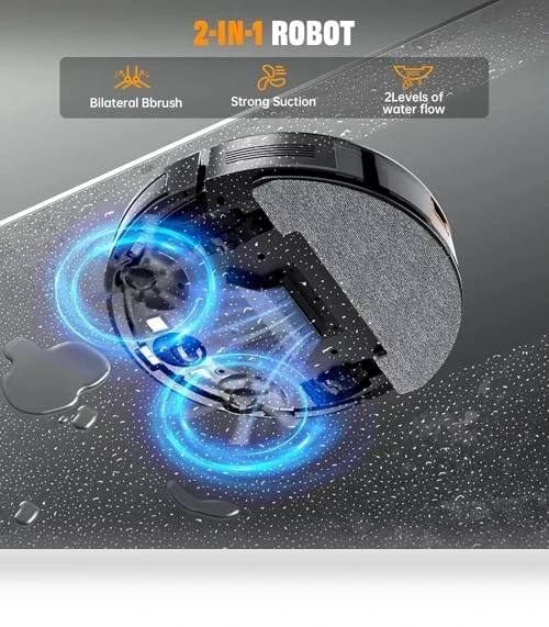 Robot Vacuum and Mop Combo — Smart Cleaning Robots, XIEBro