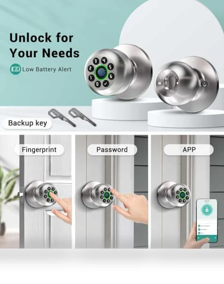 Smart Door Knob Lock — Locks, WREO