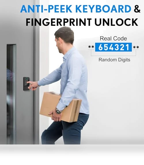 Smart Door Lock Keyless Entry — Biometric Security, Mutak