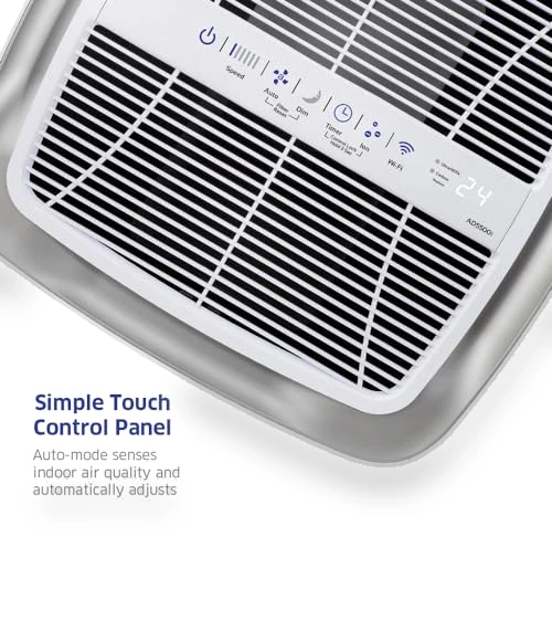 SMART HEPA Air Purifier for Extra Large Spaces & Open Concepts — Activated Carbon Air Purifiers, AirDoctor