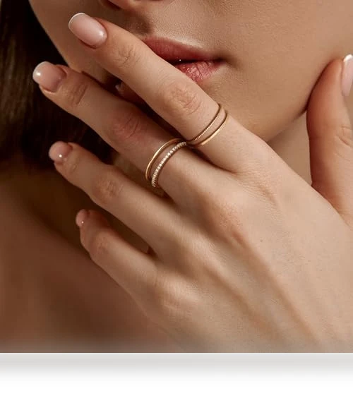 Thin Stackable Rings for Women — Stacking, MILACOLATO