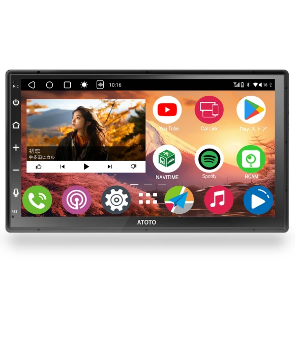 Android 2DIN Car Stereo with QLED Display — Car Installation Essentials, ATOTO