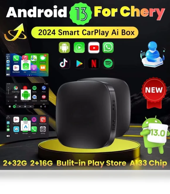 Car AI Box Wireless Adapter for Carplay Android Auto — Stereo Receivers, JOHO - CarGear