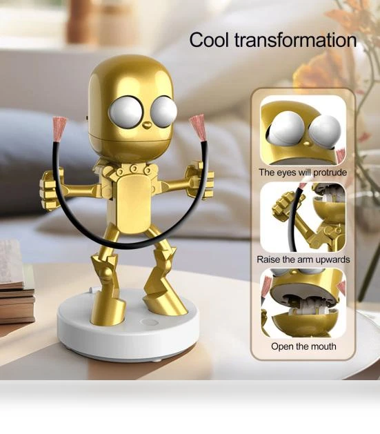 Cartoon Robot LED Night Light — Night Lights, Outdeer
