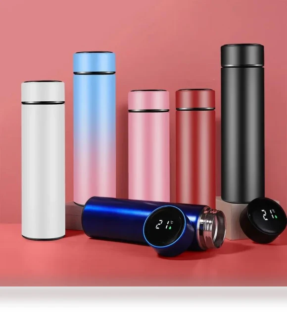 Creative Smart LED Thermos Bottle — Thermoses, TOP-MALL-001