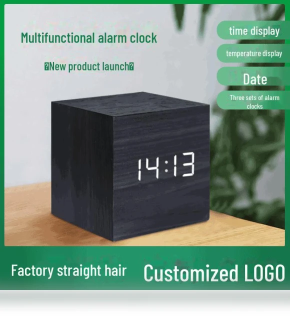 Digital LED Alarm Clock with Voice Control — Clocks, WoW Home
