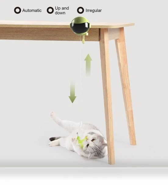 Electric Cat Toy with Feathers — Cat Playthings, Outdeer