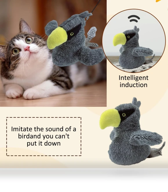 Electric Smart Pet Cat Toy — Interactive Animal Companions, Smarrt home