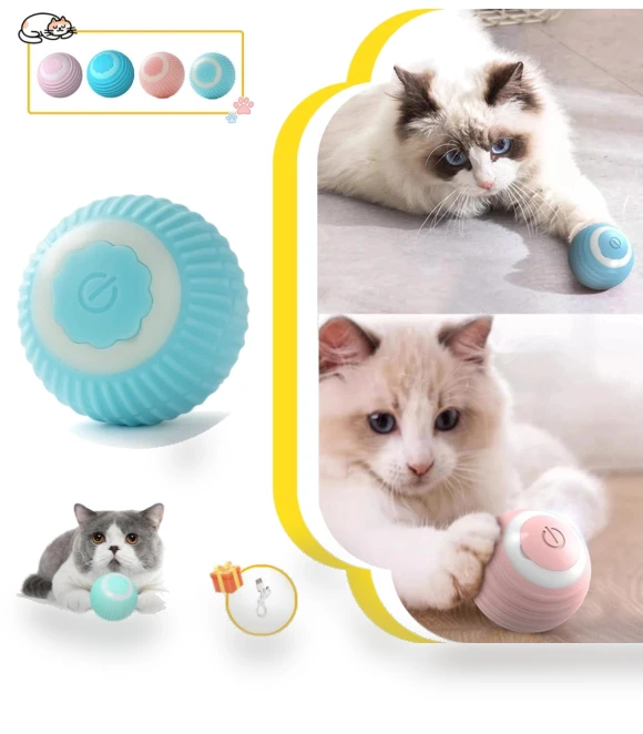 Interactive Rolling Toy for Cats — Cat Playthings, YJMP Top