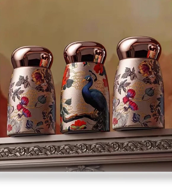 Retro Vacuum Insulated Smart Coffee Cup — Travel Mugs & Tumblers, Pinxuan