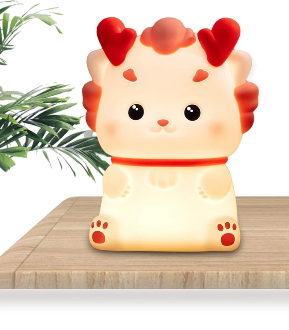 Silicone Touch Lamp with Dragon Design — Lamps & Shades, TOP-MALL-001