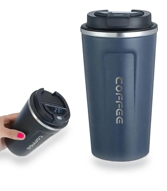 Smart Coffee Cup with Temperature Display — Beverage Warmers, TOP-MALL-001