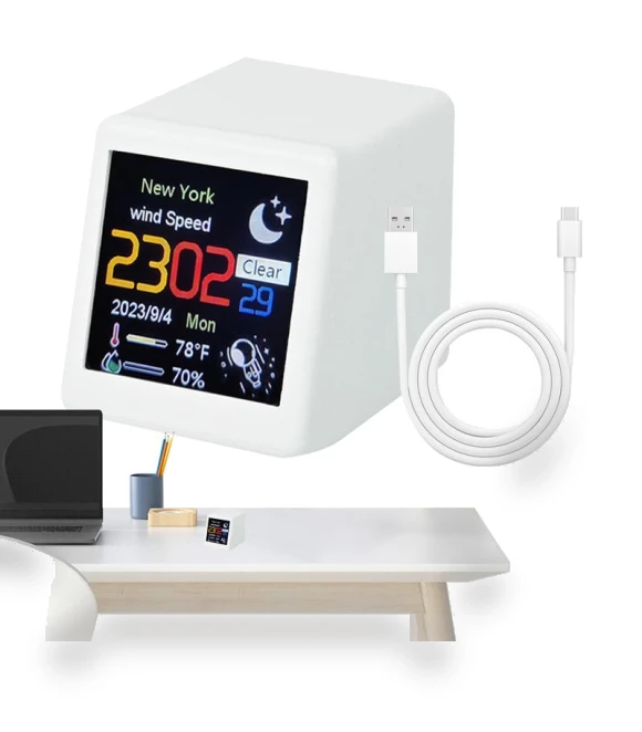 Smart Digital Alarm Clock with Weather Forecast — Alarms & Clocks, TOP-MALL-001