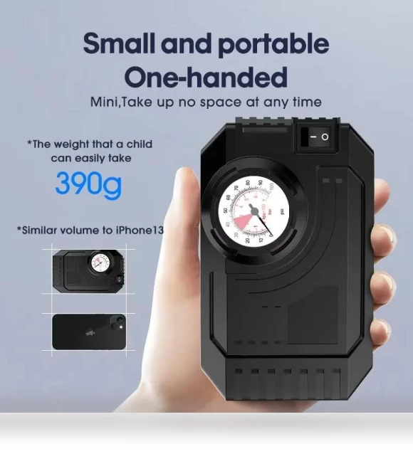 Smart Mini Portable Car Air Pump — Tire Inflation Solutions, Carsun