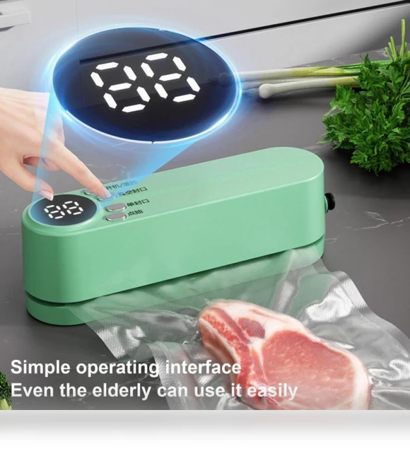 USB Rechargeable Food Vacuum Sealer — Vacuum Bags, Darling Child Boutique