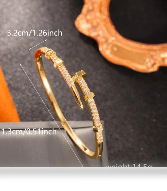 Valentine's Day Gift Round Nail Bracelet — Smart Jewelry, Pendant & Bracelet HOME