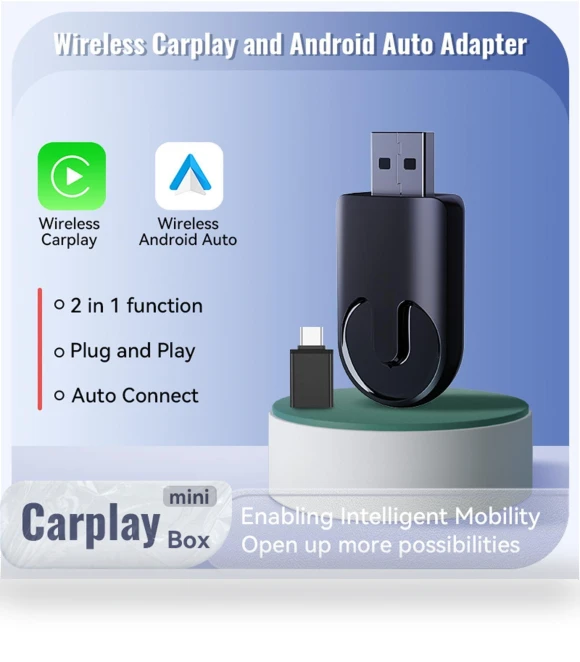 Wireless Android Auto Smart Box — Stereo Receivers, Souldream