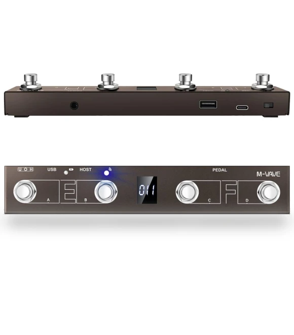 Wireless MIDI Controller — Pedals, Miwayer