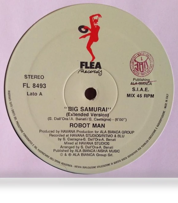 12inch Record ROBOT MAN - Big Samurai — Electronica, RecordCityJP