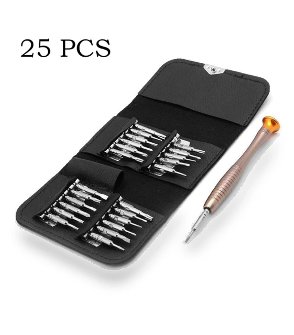25 In 1 Precision Screwdriver Wallet Kit Tool — Screwdriver Sets, Visible Tension