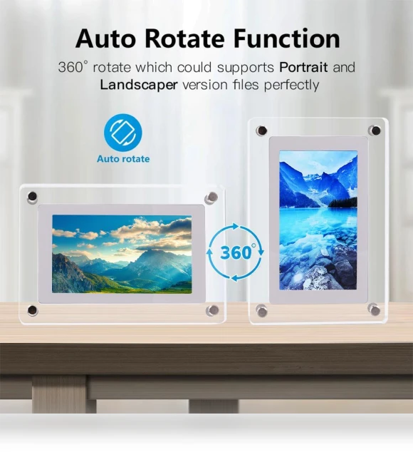 5-inch Acrylic Video Player — Digital Frames, Good Household Items