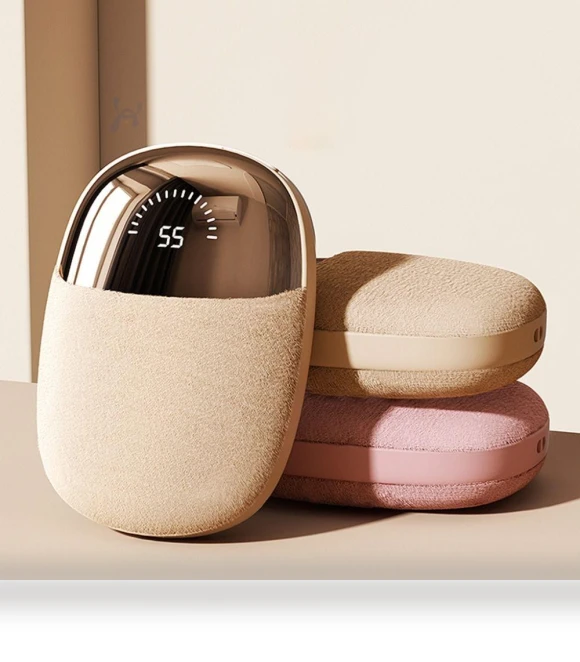 Digital Display Screen Pocket Plush Hand Warmer — Hand Warmers, Shenhu Win