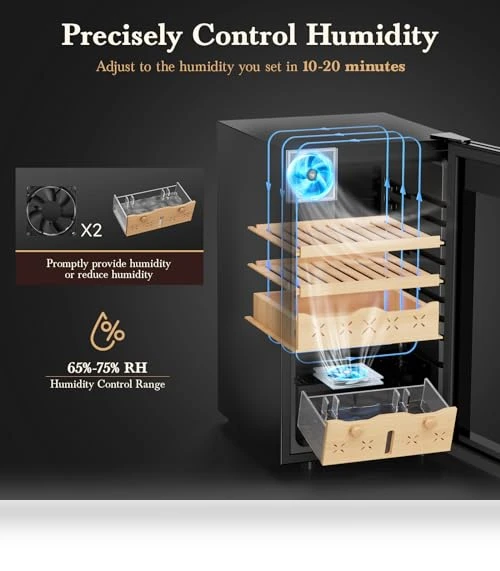 Intelligent Temperature and Humidity Adjustable Electronic Refrigerator Cabinet — Cooling Solutions, Lioncho