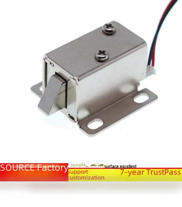 Micro Electromagnetic Low Voltage DC Electric Control Smart Locker Oblique Bolt — Locks, TrendVibeCN