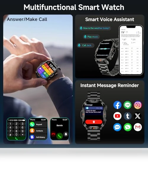 Military Smart Watch — Smartwatches, BRUBOSES