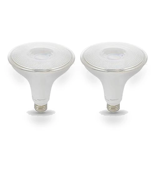 PAR38 Dusk to Dawn Sensor LED Light Bulb — LED, Amazon Basics