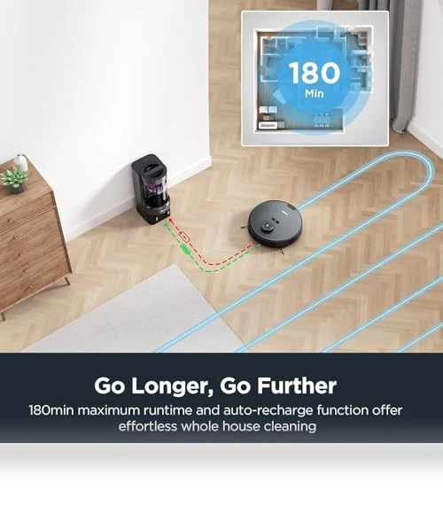 Robot Vacuum with Bagless Self Emptying Station — Smart Cleaning Robots, Eureka