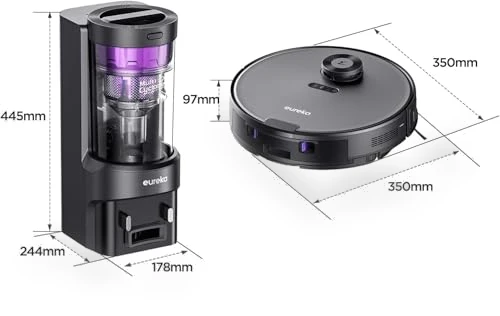 Robot Vacuum with Bagless Self Emptying Station — Smart Cleaning Robots, Eureka