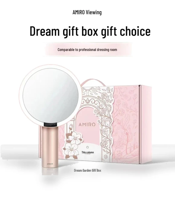 Smart HD LED Makeup Mirror with Fill Light — Handheld, AMIRO