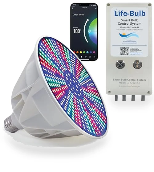 Smart LED Color Changing Pool Light Bulb — LED, Life-Bulb