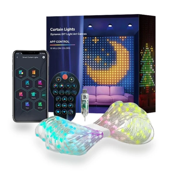 Smart RGB Fantasy Leather Wire Garland — String Lights, TrendVibeCN