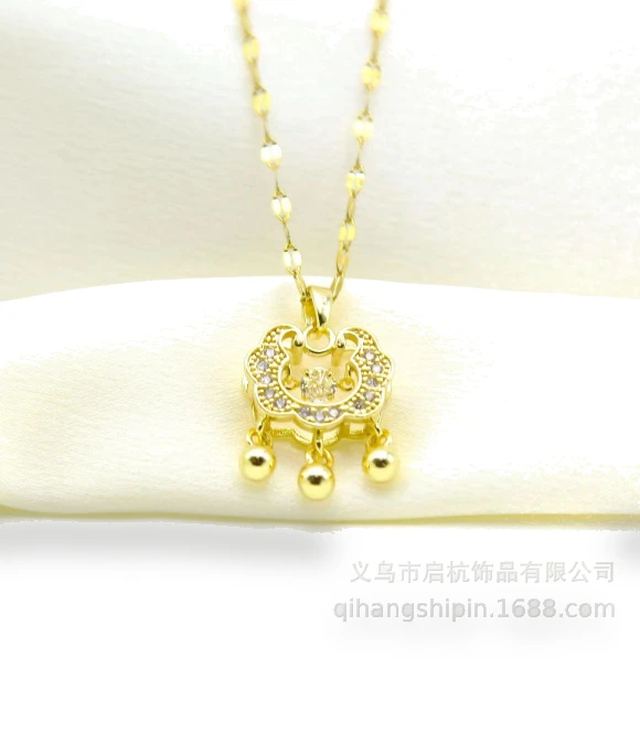 Smart Security Lock Necklace — Smart Jewelry, Commodity Jewel