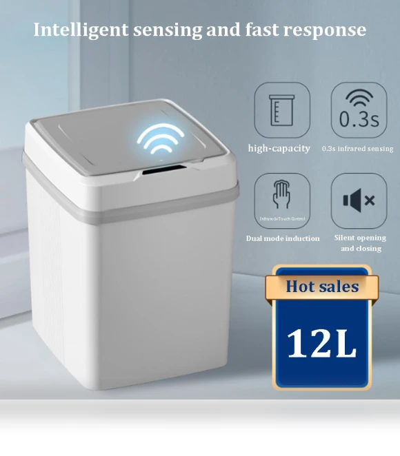 Smart Trash Can — Waste Baskets, DC-HOME-3