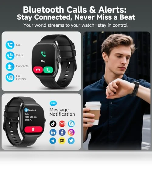 Smart Watch with SOS — Smartwatches, SOUYIE